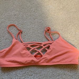 Coral lspace bikini top
